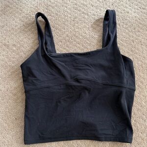 Vuori Black Crop Top